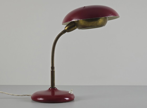 Image 1 of Vintage 1950S Mid Century Moderne Bureaulamp.