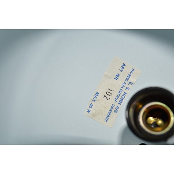 Image 1 of Bruine vintage hanglamp van E.S.Horn, Denemarken 1970