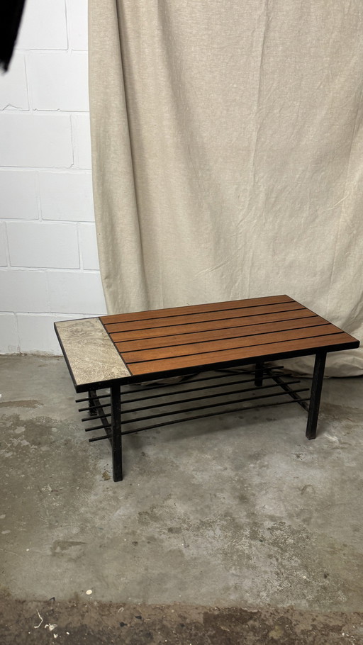 Vintage Japandi Stijl Salontafel