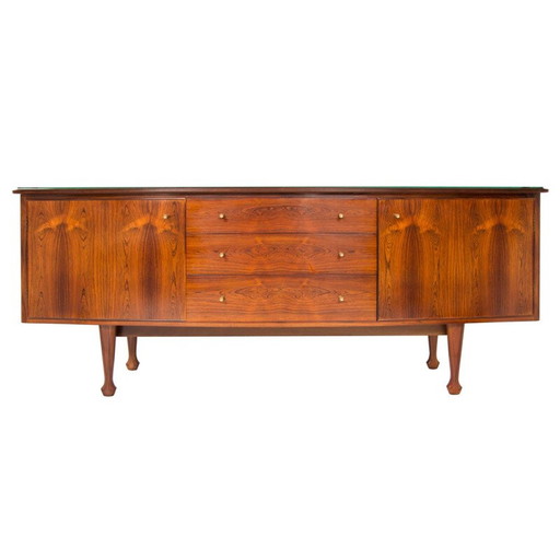 Vintage palissander dressoir van Andrew J Milne, 1950