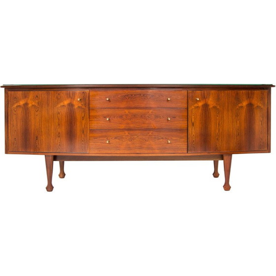 Image 1 of Vintage palissander dressoir van Andrew J Milne, 1950