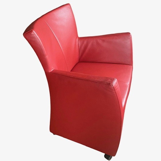 Image 1 of 4x Montis Sting Fauteuil Leder