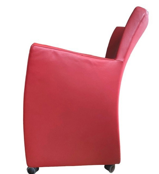 Image 1 of 4x Montis Sting Fauteuil Leder