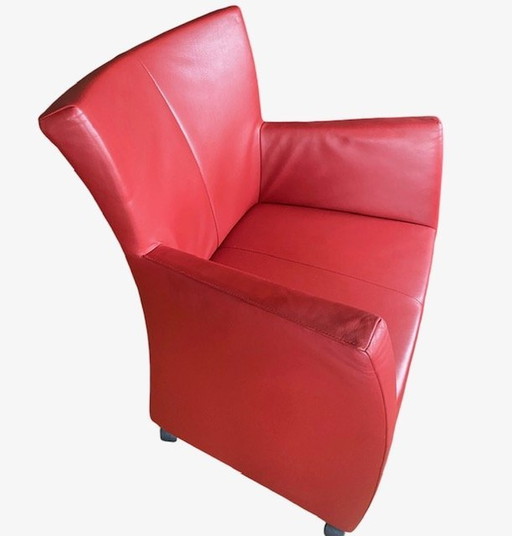 4x Montis Sting Fauteuil Leder