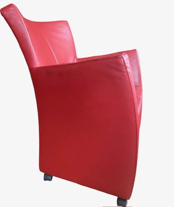 Image 1 of 4x Montis Sting Fauteuil Leder