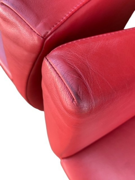 Image 1 of 4x Montis Sting Fauteuil Leder