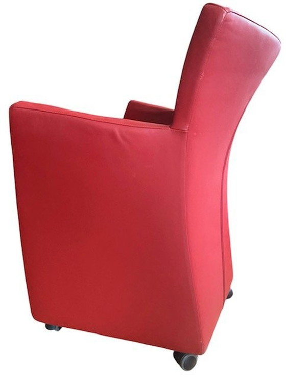 Image 1 of 4x Montis Sting Fauteuil Leder