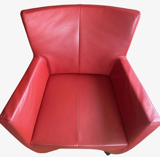 Image 1 of 4x Montis Sting Fauteuil Leder