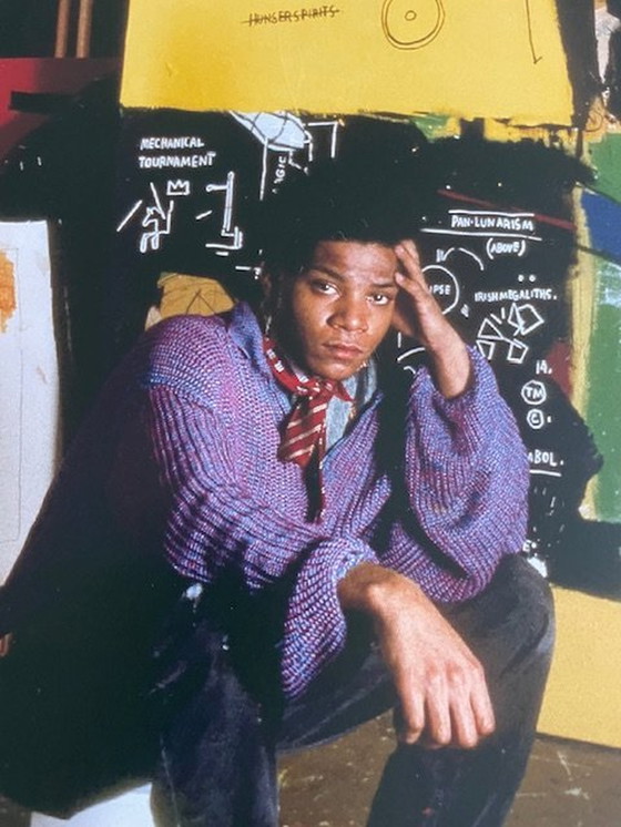 Image 1 of Jean Michel Basquiat (1960-1988), Basquiat In His Great Jones Street Studio, New York,1987, Adagp, Parijs/Ars, New York 2013,.