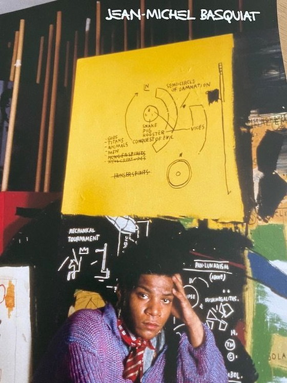 Image 1 of Jean Michel Basquiat (1960-1988), Basquiat In His Great Jones Street Studio, New York,1987, Adagp, Parijs/Ars, New York 2013,.