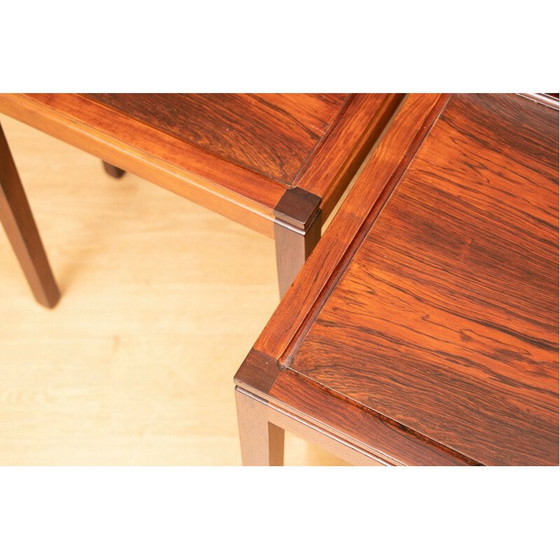 Image 1 of Mid century rozenhout nesttafels