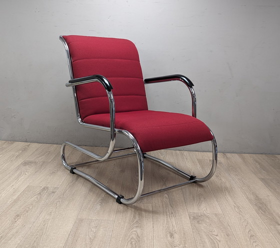 Image 1 of 2x Gebr van der stroom dutch originals model schuitema ps 55 fauteuil