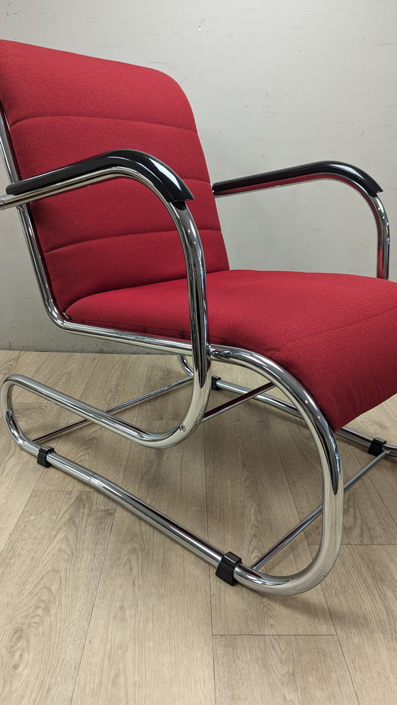 Image 1 of 2x Gebr van der stroom dutch originals model schuitema ps 55 fauteuil