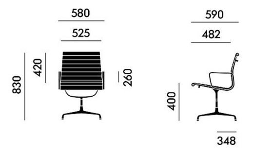 Image 1 of Vitra Eames Ea108 - 10 stuks