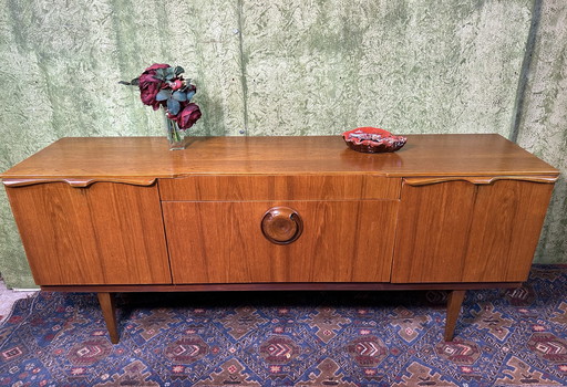 Mid century retro vintage teak dressoir van Beautility 1960