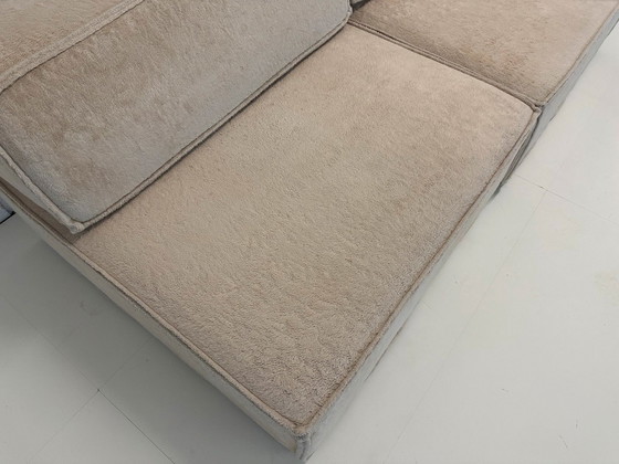 Image 1 of Cor Trio Sofa Fauteuil Element Teddy Stoffen Bank Module Leder