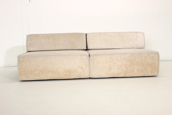 Image 1 of Cor Trio Sofa Fauteuil Element Teddy Stoffen Bank Module Leder