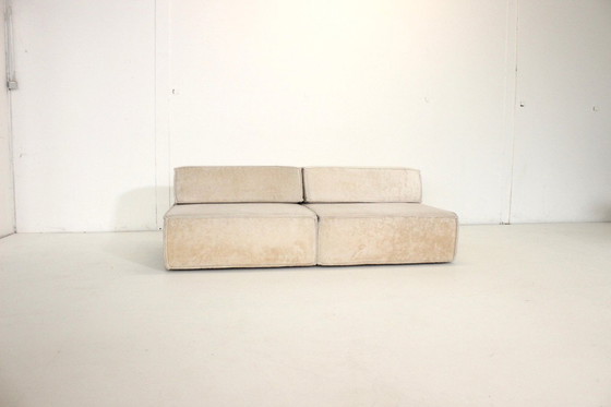 Image 1 of Cor Trio Sofa Fauteuil Element Teddy Stoffen Bank Module Leder