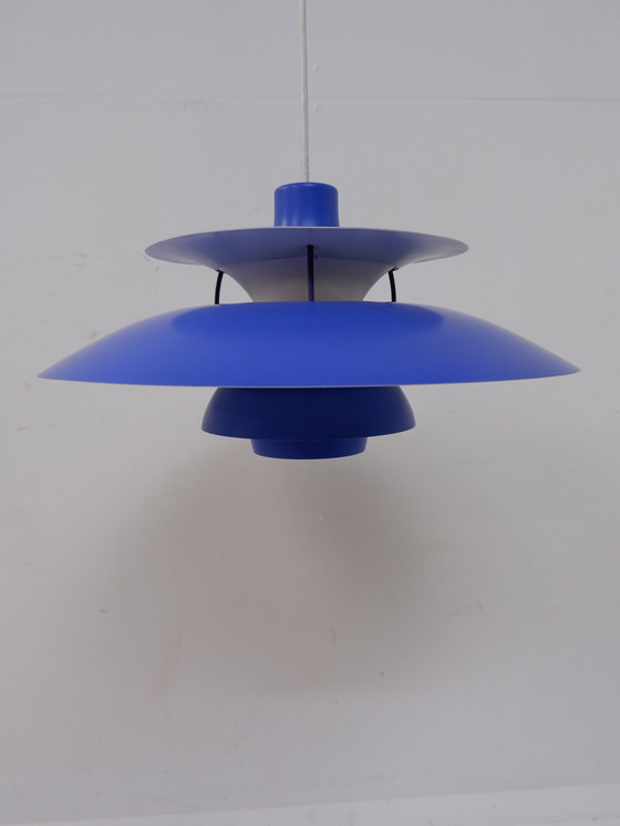 Image 1 of Louis Poulsen PH5 hanglamp blauw