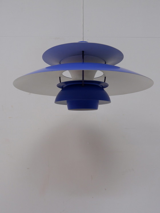 Image 1 of Louis Poulsen PH5 hanglamp blauw