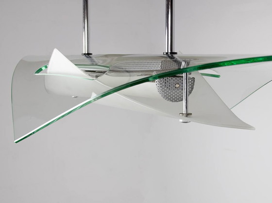 Image 1 of Sothis Italia Plafondlamp Vintage 80er jaren  Murano glas 