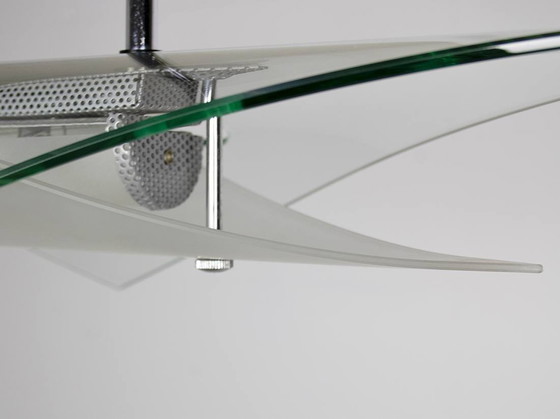 Image 1 of Sothis Italia Plafondlamp Vintage 80er jaren  Murano glas 