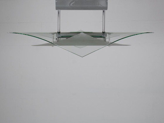 Image 1 of Sothis Italia Plafondlamp Vintage 80er jaren  Murano glas 