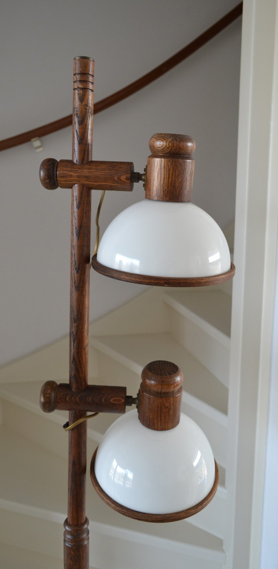 Image 1 of 2x Vintage Steinhauer vloerlamp mushroomlamp