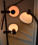 2x Vintage Steinhauer vloerlamp mushroomlamp