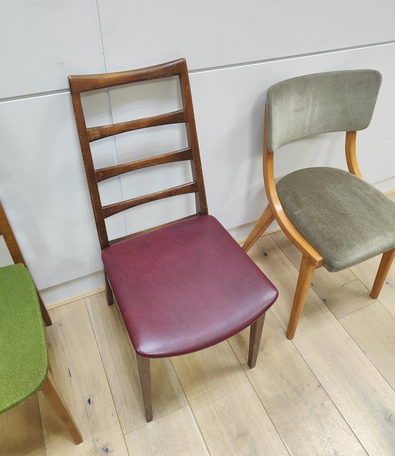 Image 1 of 4x Mid Century Deense stoelen