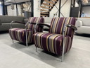 2 Leolux Scylla Fauteuil stof Design stoel