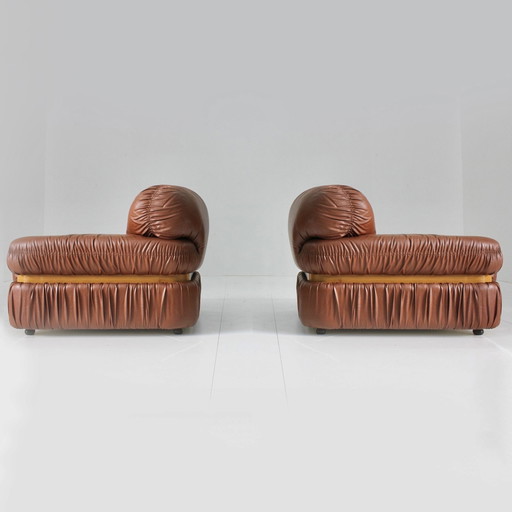 Set Italiaanse vintage fauteuils 1970