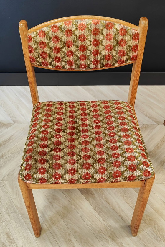 Image 1 of Vier Mid Century eettafel stoelen | Vintage - set 4 stoelen