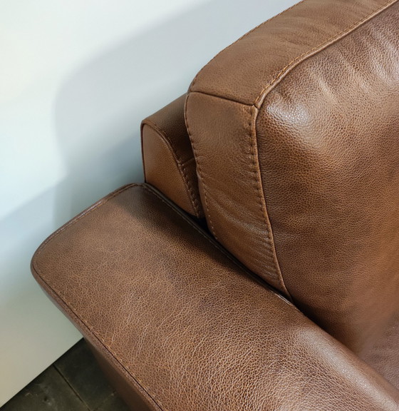 Image 1 of Leren 2-zits design bankje (160 cm)