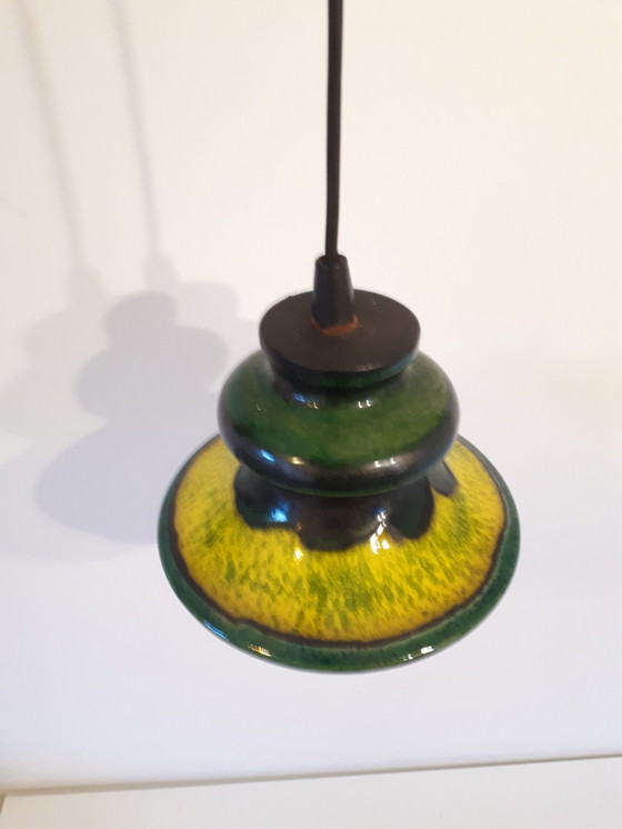 Image 1 of Vintage keramieke hanglamp
