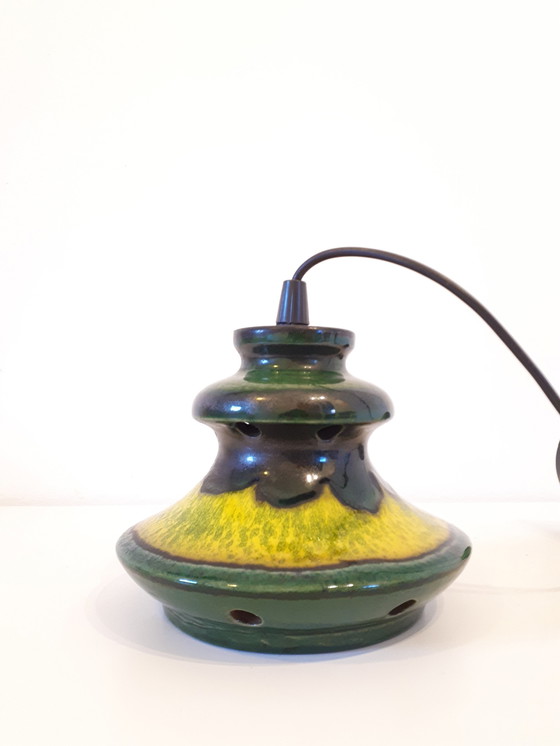 Image 1 of Vintage keramieke hanglamp