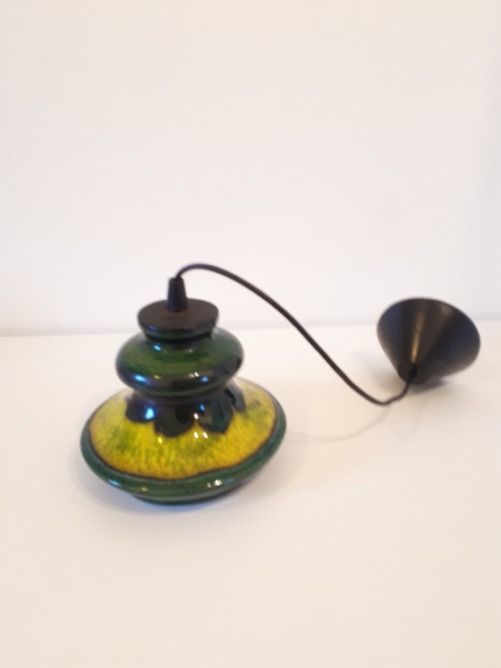 Image 1 of Vintage keramieke hanglamp