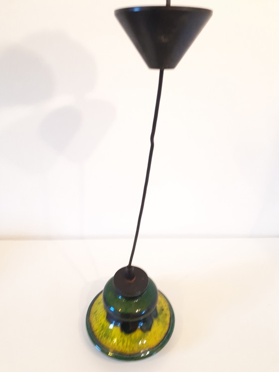 Image 1 of Vintage keramieke hanglamp
