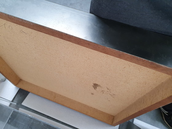 Image 1 of Brutalist vintage metal wall panels geometrical 60's 