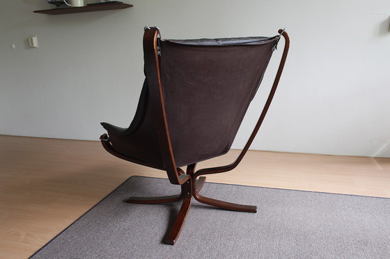 Image 1 of 2x Vatne Møbler Sigurd Ressell stoelen met hoge rugleuning