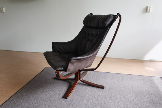 Image 1 of 2x Vatne Møbler Sigurd Ressell stoelen met hoge rugleuning