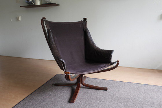 Image 1 of 2x Vatne Møbler Sigurd Ressell stoelen met hoge rugleuning