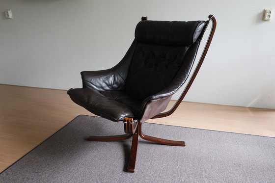 Image 1 of 2x Vatne Møbler Sigurd Ressell stoelen met hoge rugleuning