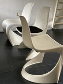 3x Space Age Stoel