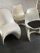 3x Space Age Stoel