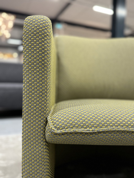 Evidence Leolux Saga Fauteuil groen stof