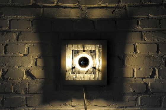 Image 1 of Aluminium 70S Brutalist Wandlamp