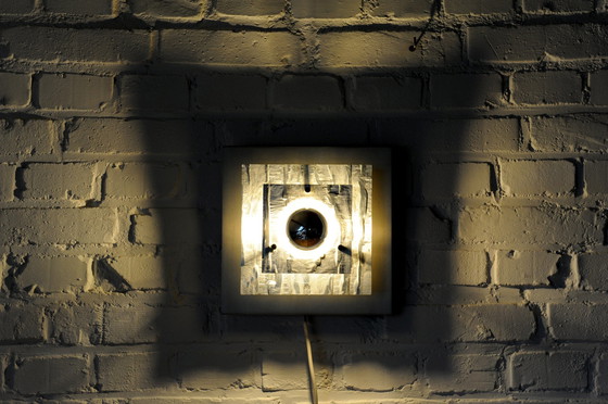 Image 1 of Aluminium 70S Brutalist Wandlamp