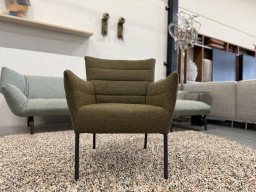 Label Vandenberg Cocoon Fauteuil Groen Berbero Stof 