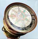 Vintage koperen scheepslamp